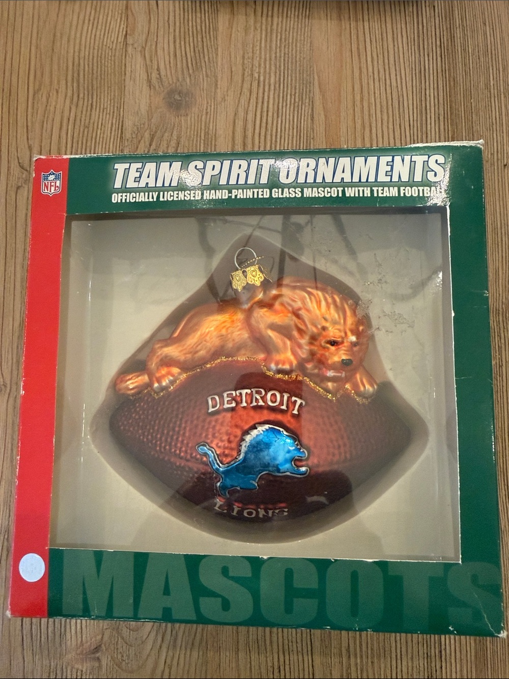 Team Spirit Ornaments Mascots Detroit Lions Ornament